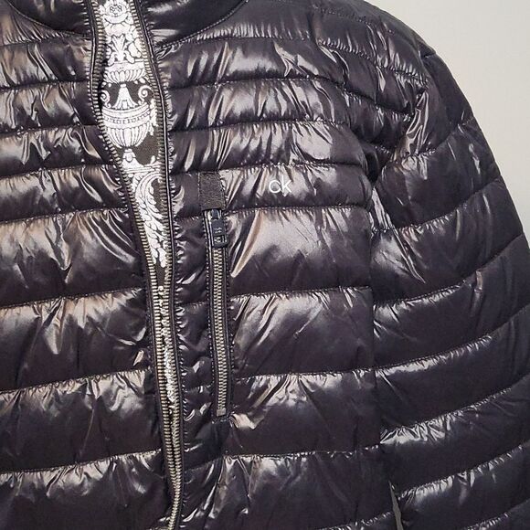 Calvin klein men's jacket ( packable) water resistant  NEW - Picture 2 of 9